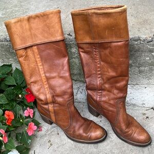 Frye Campus roll down boots